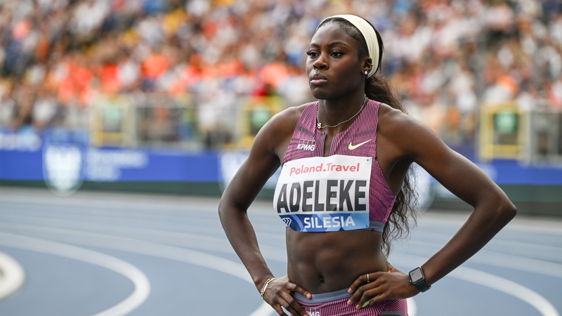 Adeleke was bumped up to third in Brussels Diamond League meet