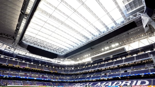 "Real Madrid has decided to provisionally reschedule the programme of events and concerts at the Santiago Bernabéu," the club said in a statement Photo: Press Association