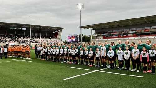 Ireland played Australia for just the fifth time