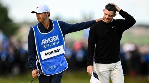 McIlroy fell a shot short at Royal County Down