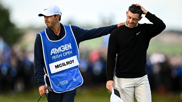 McIlroy fell a shot short at Royal County Down