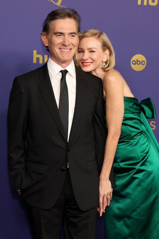 Husband and wife, Billy Crudup and Naomi Watts were both nominated with Crudup being named Outstanding Supporting Actor in A Drama Series for The Morning Show