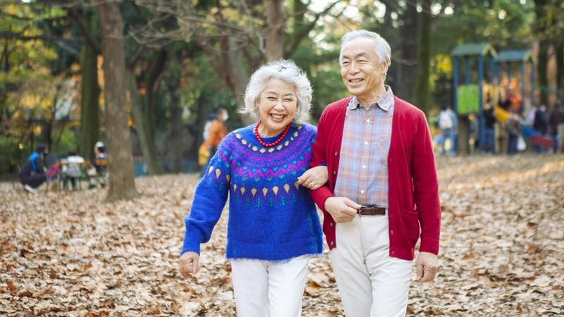 The elderly now account for 29.3% of Japan's total population (stock photo)