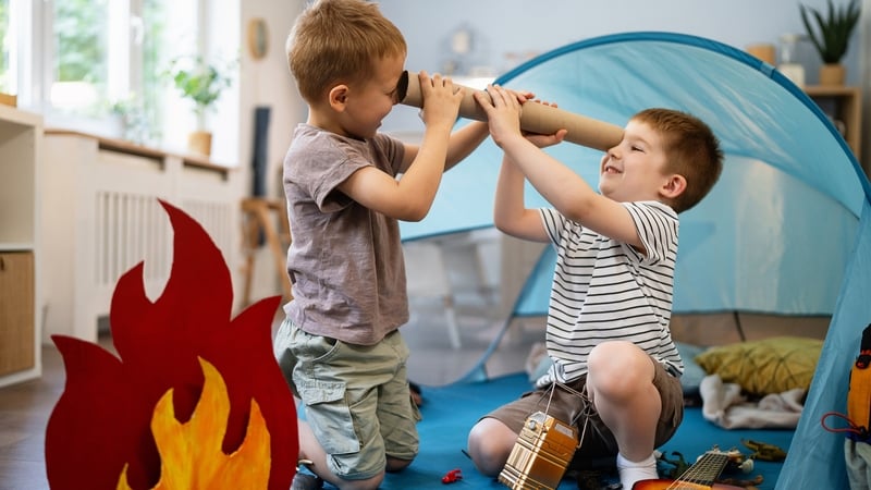 Books filled with stories can spark the imagination.