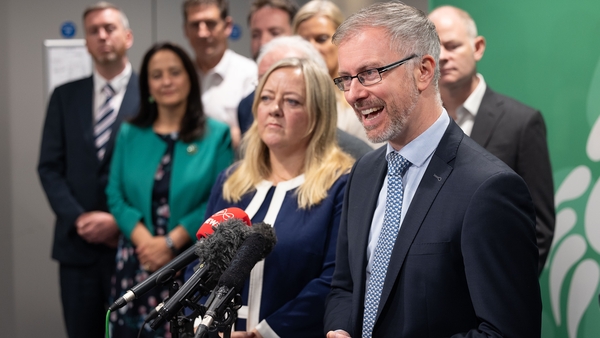 Roderic O'Gorman is attending the Green Party think-in that is being held in Dublin