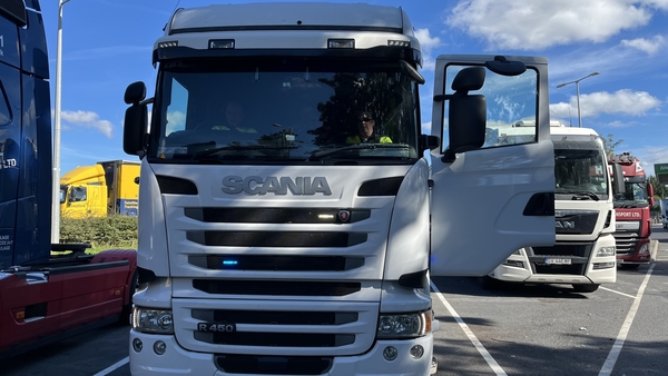 The garda lorry cab was deployed for the first time last month