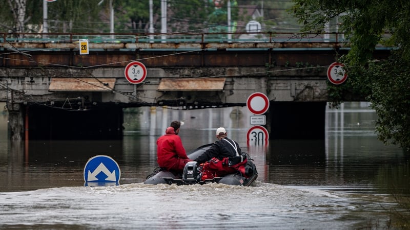 The Czech Republic was hit by heavy rain and surging water levels