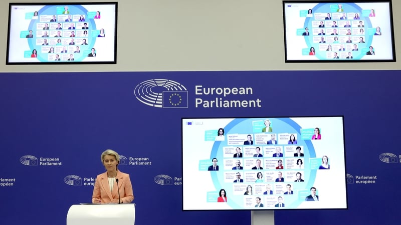 Ursula von der Leyen unveiled the portfolios of her new Commission in Strasbourg