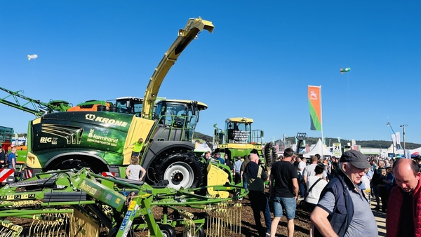 Big crowds attend the National Ploughing Championship in Laoise.