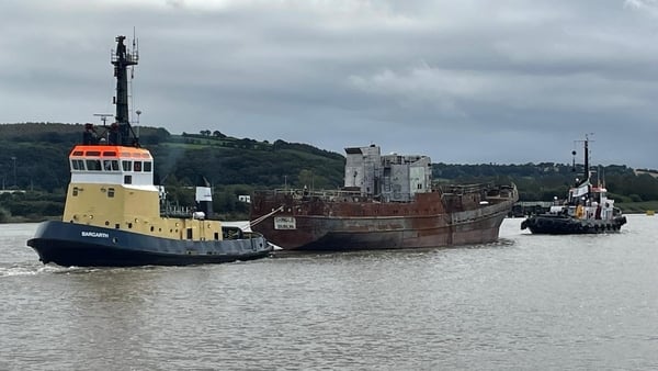 MV Shingle will be the country's first marine artificial reef