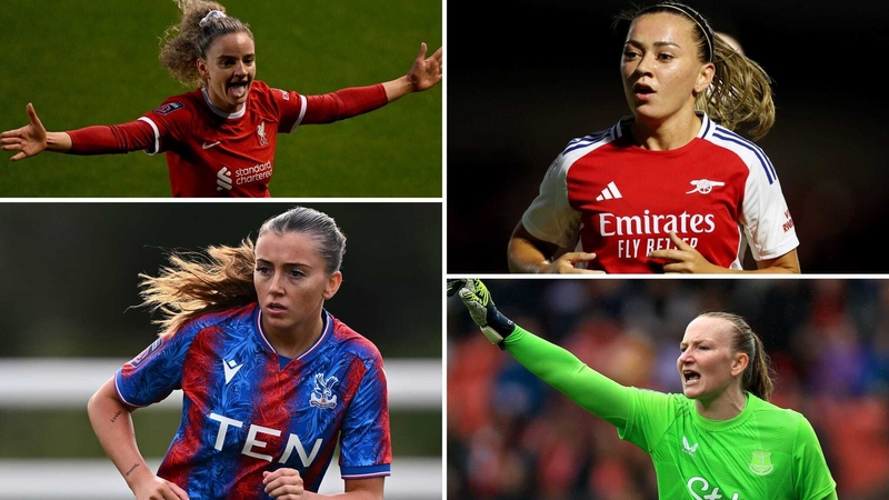 Clockwise from top left: Leanne Kiernan, Katie McCabe, Courtney Brosnan and Abbie Larkin