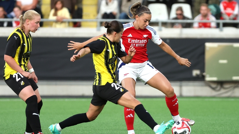Katie McCabe's Arsenal were beaten in Gothenburg