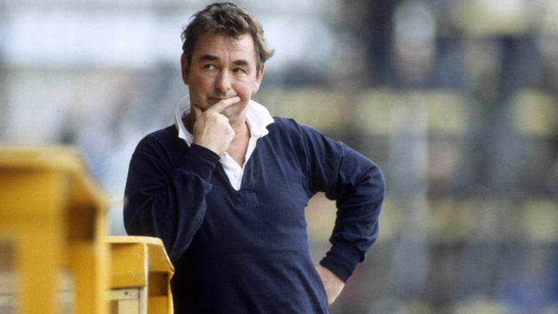 Brian Clough pictured in 1983