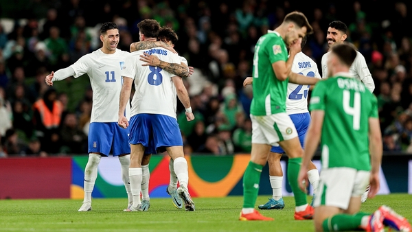 Ireland suffered losses to England at Greece at the Aviva Stadium