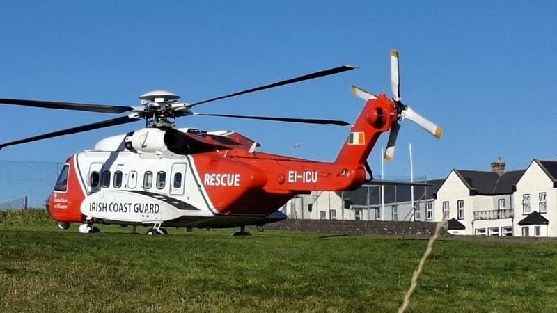 The two casualties were found in the water by Coast Guard helicopter R118 crew (File image)