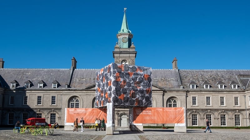 Demolition Take Down at IMMA, Dublin. Photo: Brian Cregan