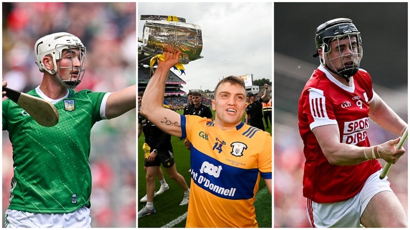 Hurler of the Year nominees (L-R): Kyle Hayes, Shane O'Donnell and Darragh Fitzgibbon