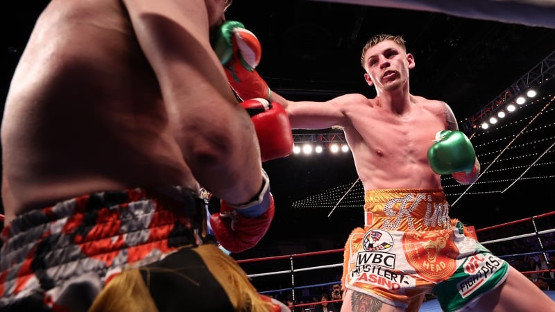 Callum Walsh en route to victory at Madison Square Garden in March