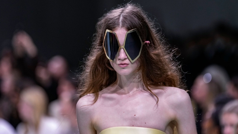Spaceships, aliens and the office: here's a rundown of Prada's spring/summer catwalk (Luca Bruno/AP)