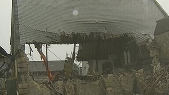 Church demolition in Sandymouny 1999