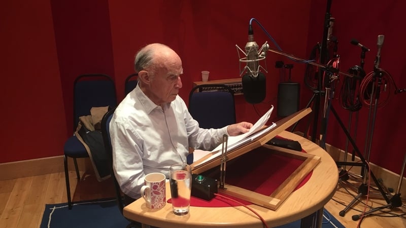 David Graham in 2017, as he reprised his roles at a recording in London. Photo courtesy of Jamie Anderson