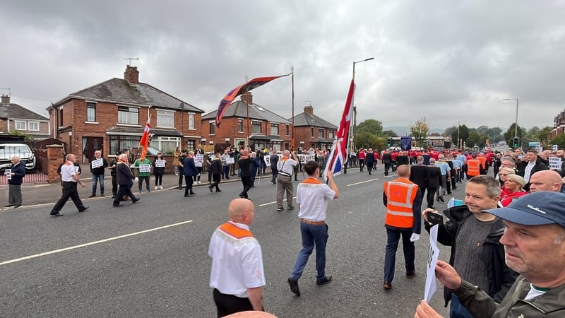 Three lodges and a band had applied to walk along the Crumlin Road as part of celebrations to mark Orange Heritage Week