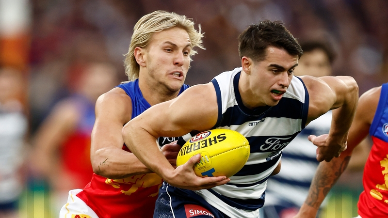 Oisín Mullin (R) is off to the AFL Grand Final