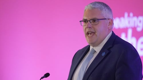 Gavin Robinson acknowledged the difficult outcome of the Westminster election for the DUP in a speech to the party conference