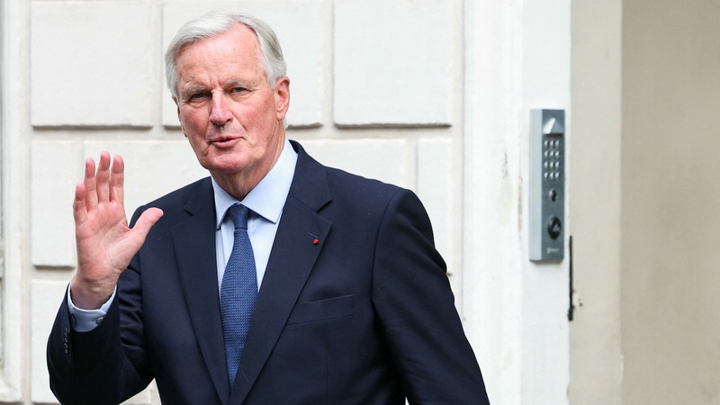Michel Barnier was named as prime minister earlier this month