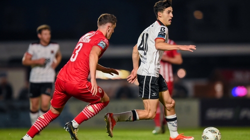 Jad Hakiki (right) in action against his new side last season