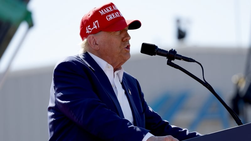 Donald Trump was speaking at a rally in Wilmington, North Carolina when he rejected a proposal to debate Kamala Harris again