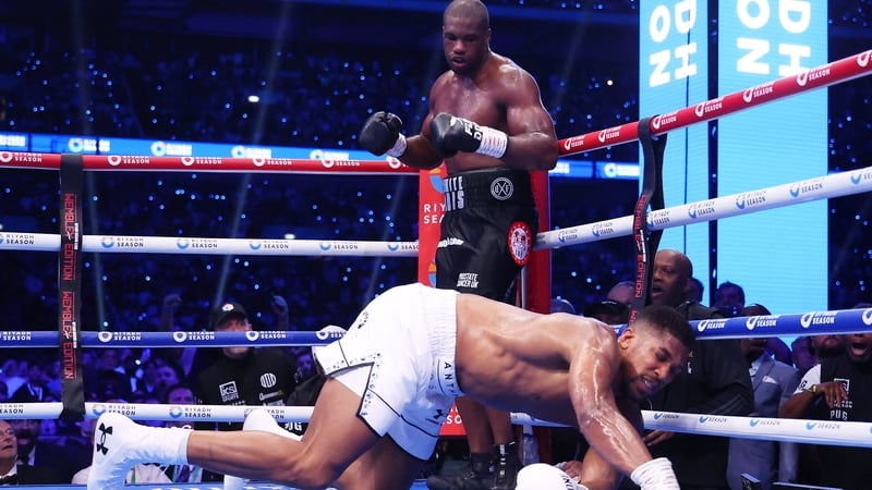Daniel Dubois knocks out Anthony Joshua at Wembley Stadium