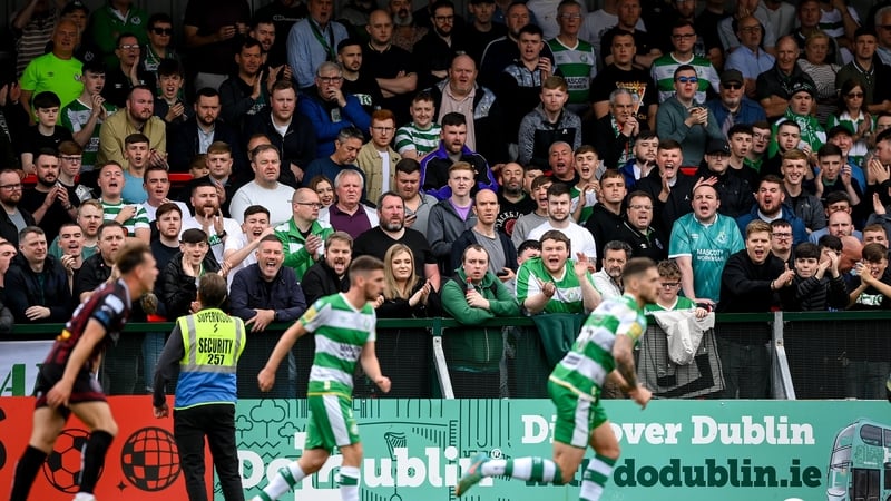 Shamrock Rovers begin the first of three matches at home against fellow Dublin sides