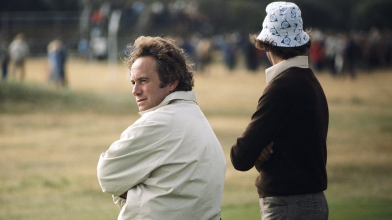 Brian Huggett surveys the scene at the 1977 Ryder Cup at Royal Lytham & St Annes Golf Club