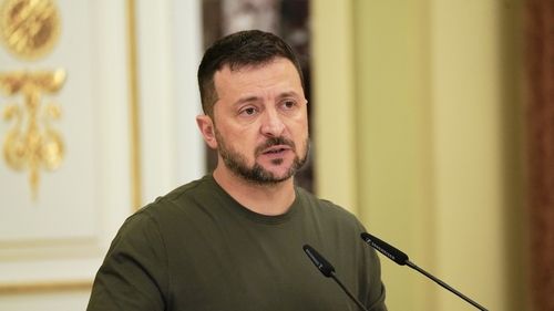 Ukrainian President Volodymyr Zelensky has for weeks pressed the West to allow it to use long-range weapons to strike targets deep inside Russia (File image)