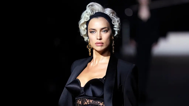 Madonna-inspired cone bras were key to Dolce & Gabbana's new collection (Antonio Calanni/AP)