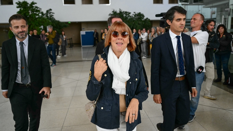 Gisele Pelicot arrived at the courthouse to applause from the public today