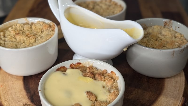 Kevin Dundon's classic apple crumble: Today