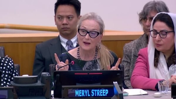 Meryl Streep was speaking at 'The Inclusion of Women in the Future of Afghanistan' event