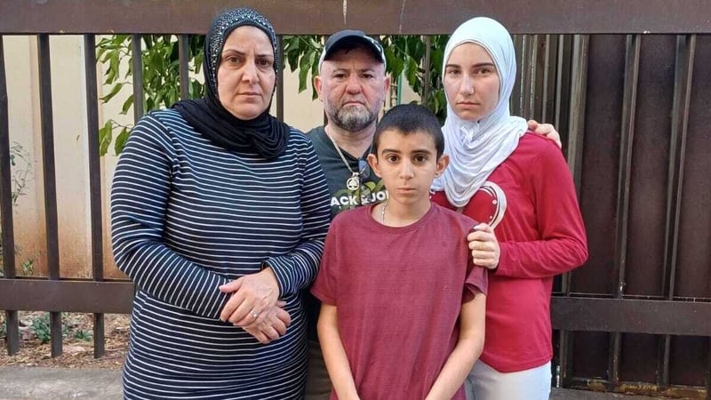 The Zabad family travelled to Lebanon to attend a family funeral