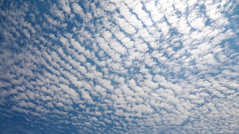 Cirrocumulus cloud in a blue sky. Photo: Getty Images