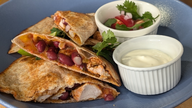 Wade Murphy's crispy baked quesadillas: Today