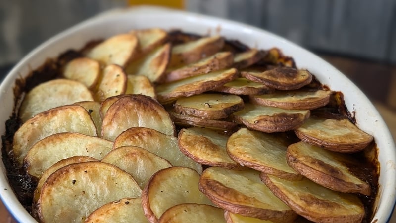 Wade Murphy's house beef and potato pie: Today