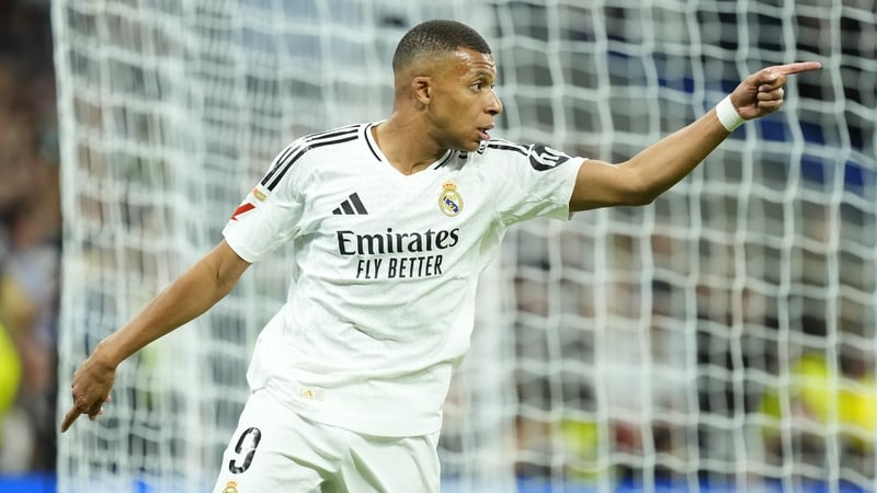 Mbappe scored Real Madrid's second goal of the night