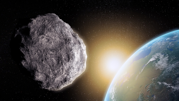 Scientists took aim at a mock asteroid just 12 millimetres wide to test how x-rays can impact the path of an asteroid (stock image)