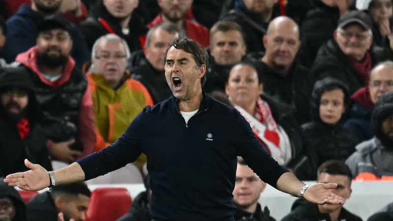 It was a frustrating night for Julen Lopetegui