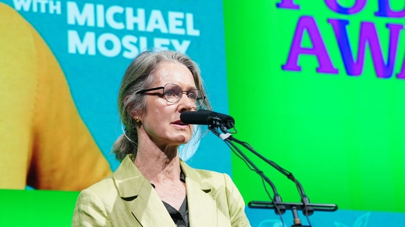 Clare Mosely during the British Podcast Awards 2024