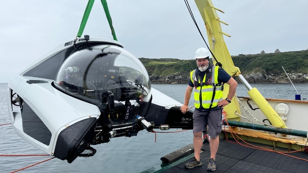 John Kearney with the Atlantis Explorer 1