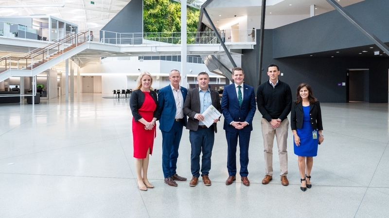 Equal1 and Irish delegation with Nvidia's Sam Stanwyck, Director of Quantum and Shilpa Kolhatkar, Global Head AI Nations