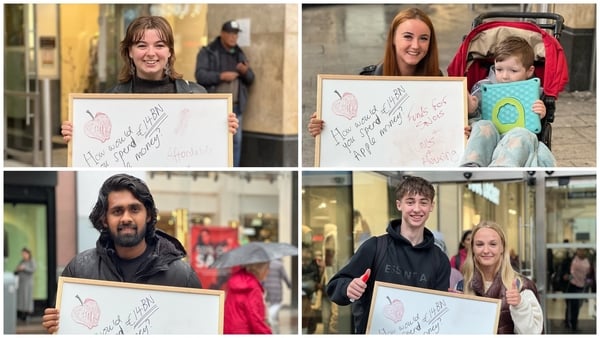 We asked people on the streets of Dublin city centre how they would spend the Apple tax money.
